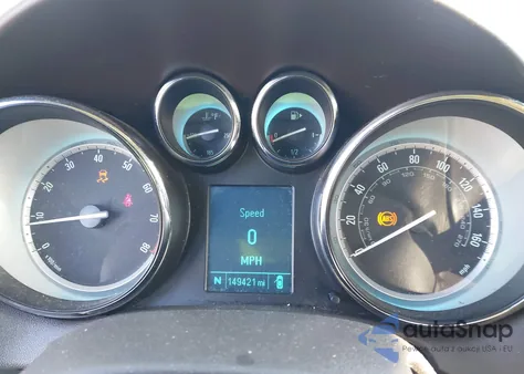 2014 Buick Verano Leather Group from USA, damaged, VIN 1G4PS5SKXE4133607